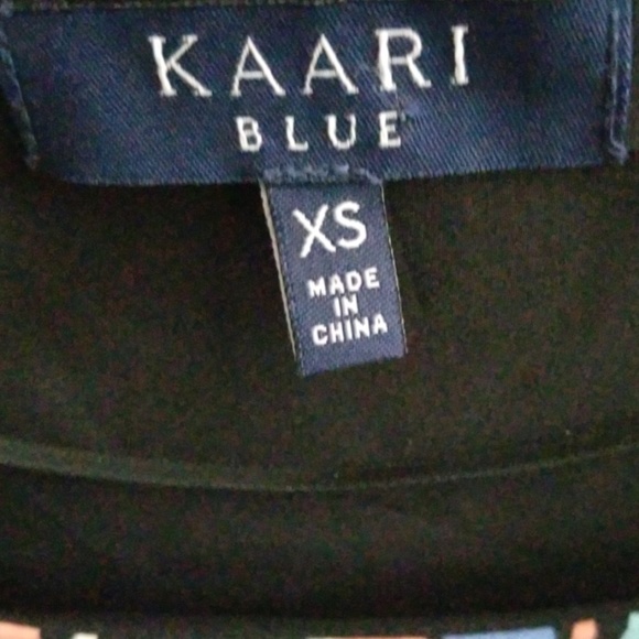 New-Kaari Blue Print Dress - Picture 4 of 6